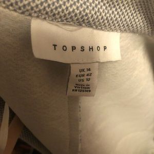 Topshop denim blazer